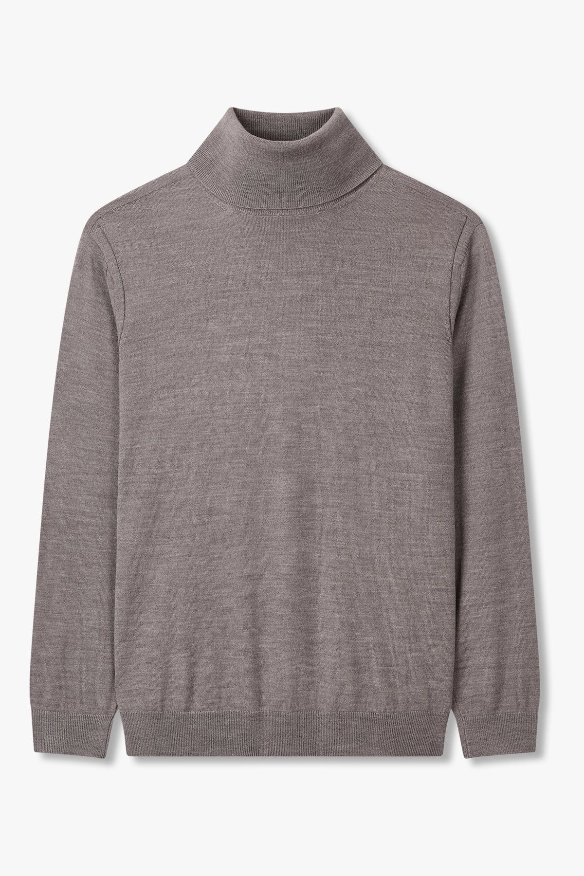 아르마니 익스체인지(ARMANI EXCHANGE) 남성 롱 슬리브 터틀넥 니트 풀오버_멜란지 브라운 A415332001