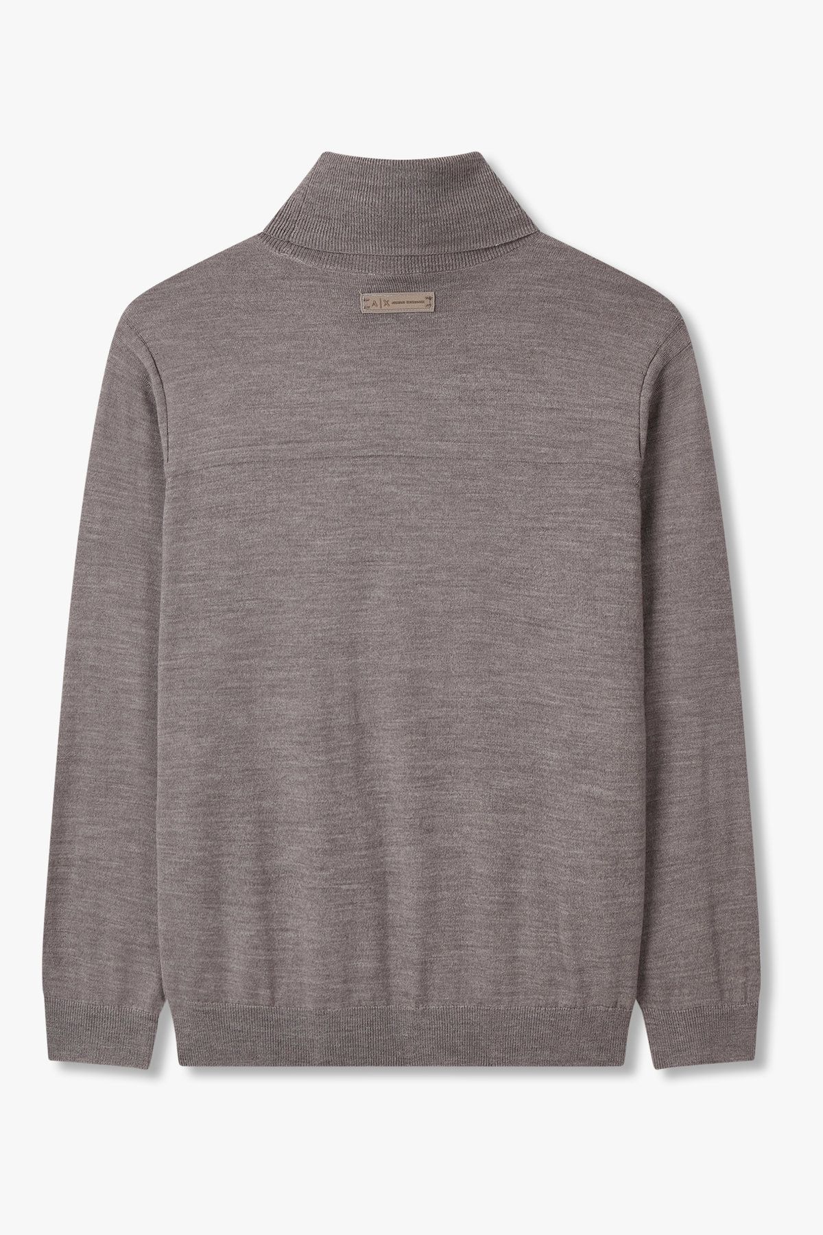 아르마니 익스체인지(ARMANI EXCHANGE) 남성 롱 슬리브 터틀넥 니트 풀오버_멜란지 브라운 A415332001