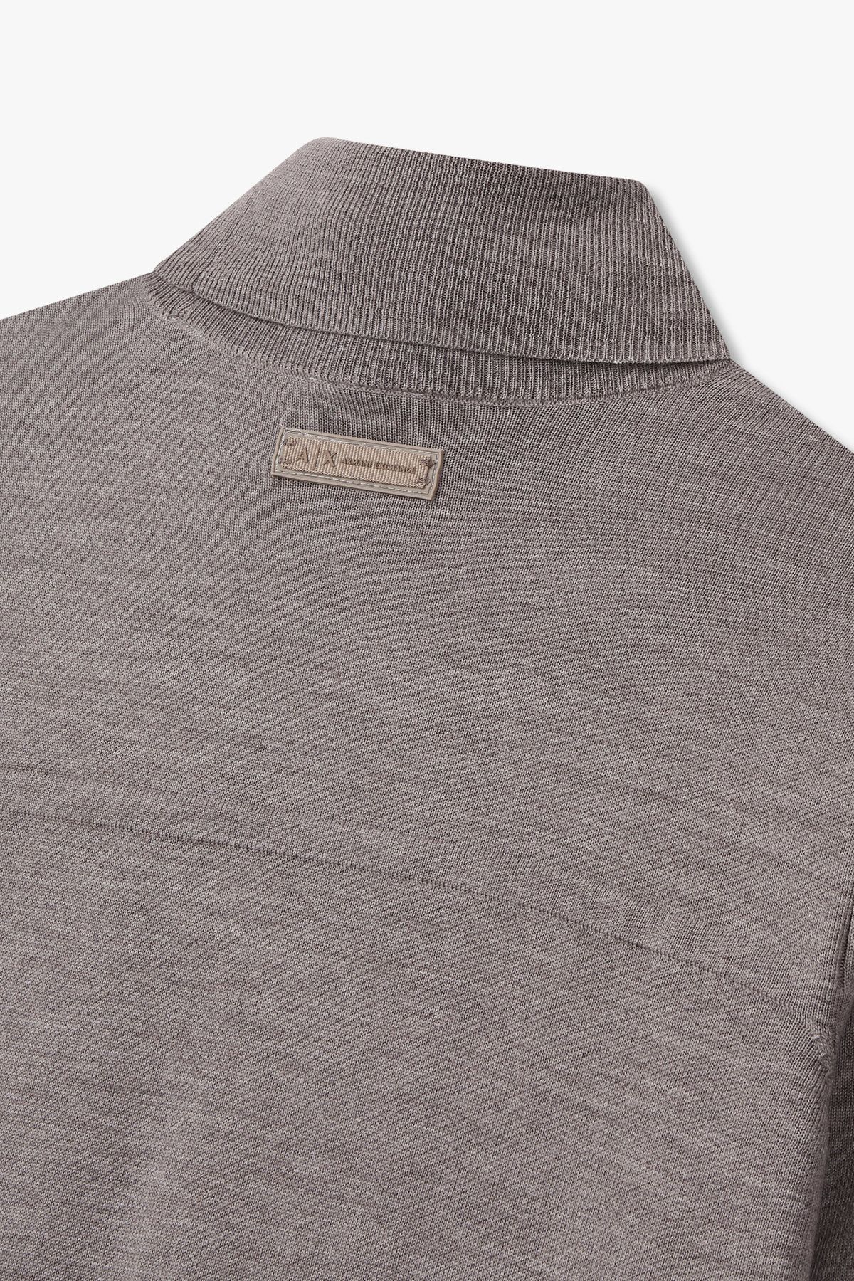 아르마니 익스체인지(ARMANI EXCHANGE) 남성 롱 슬리브 터틀넥 니트 풀오버_멜란지 브라운 A415332001