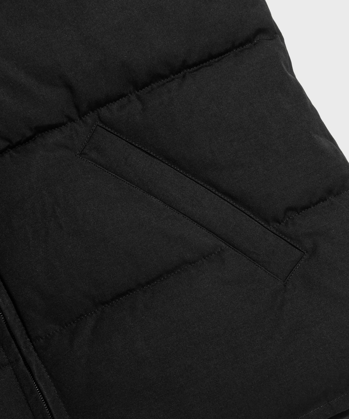 브론슨(BRONSON) Wind Break Quilting Vest Black