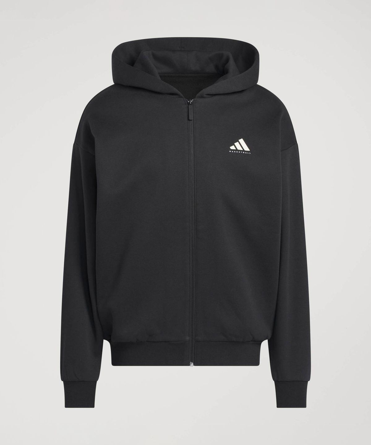 아디다스(ADIDAS) 바스켓볼 풀집 후디 - 블랙 / KB3064