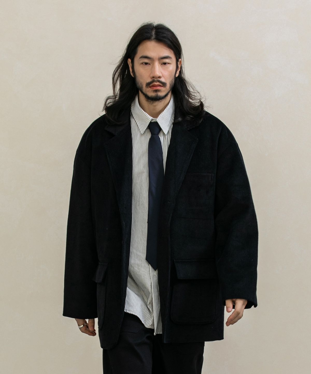 러기드하우스(RUGGED HOUSE) 메이플 코듀로이 퀼팅 패딩 자켓 3컬러