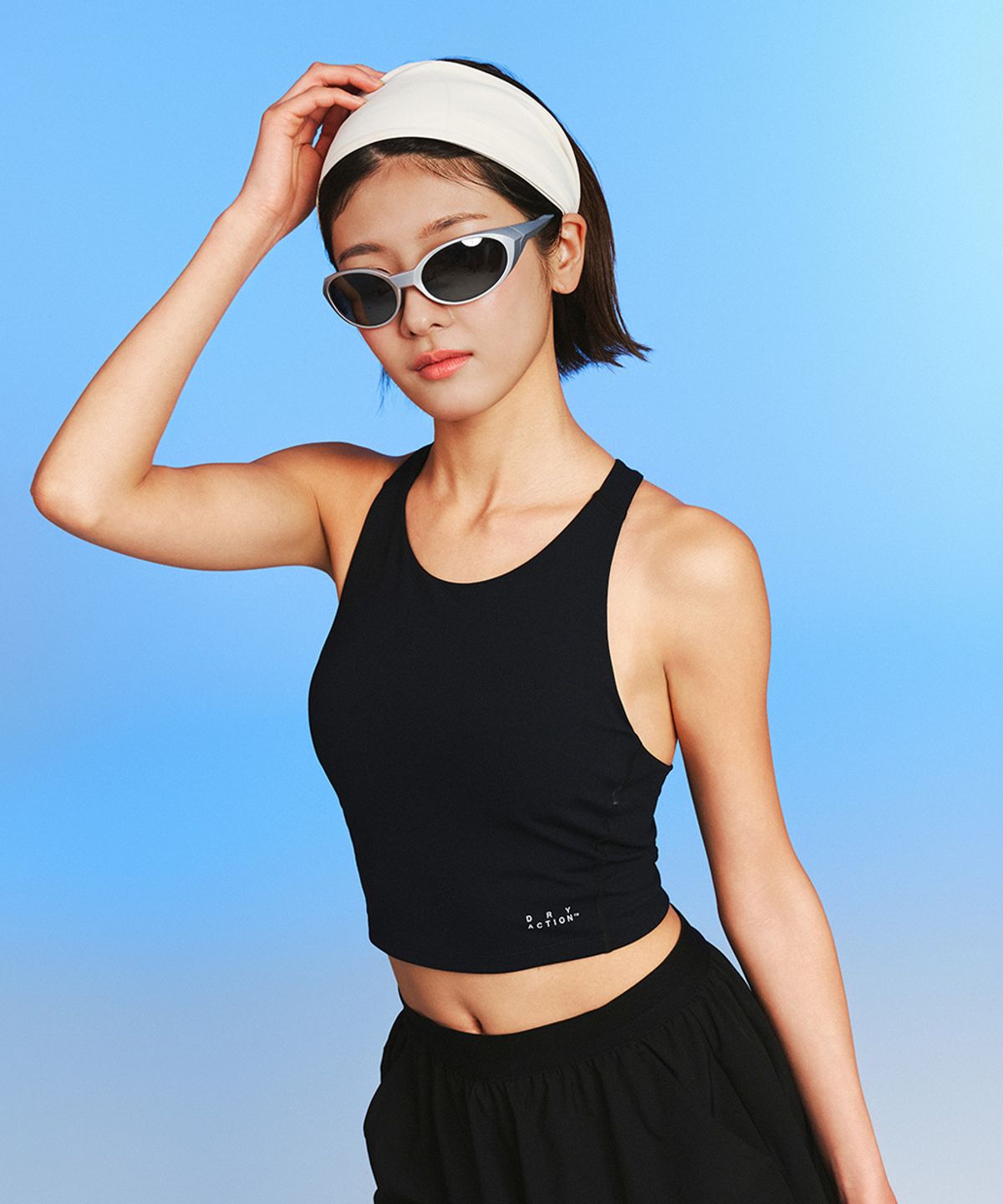 무신사 스탠다드 스포츠(MUSINSA STANDARD SPORTS) 무브텐션 크롭 브라탑 우먼 (2color)