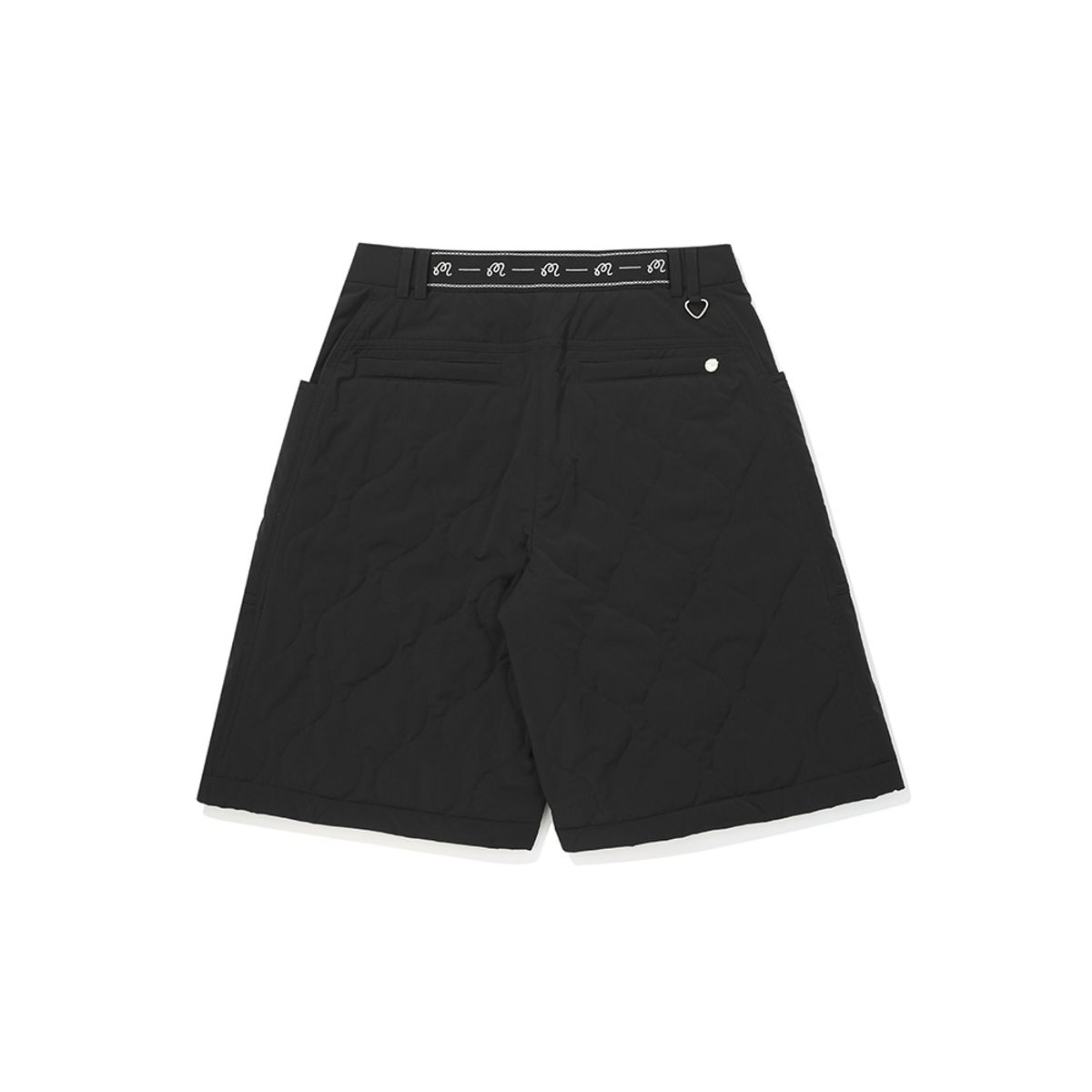 말본 골프(MALBON GOLF) 여성 5부 인슐레이션 하프팬츠 BLACK (WOMAN)