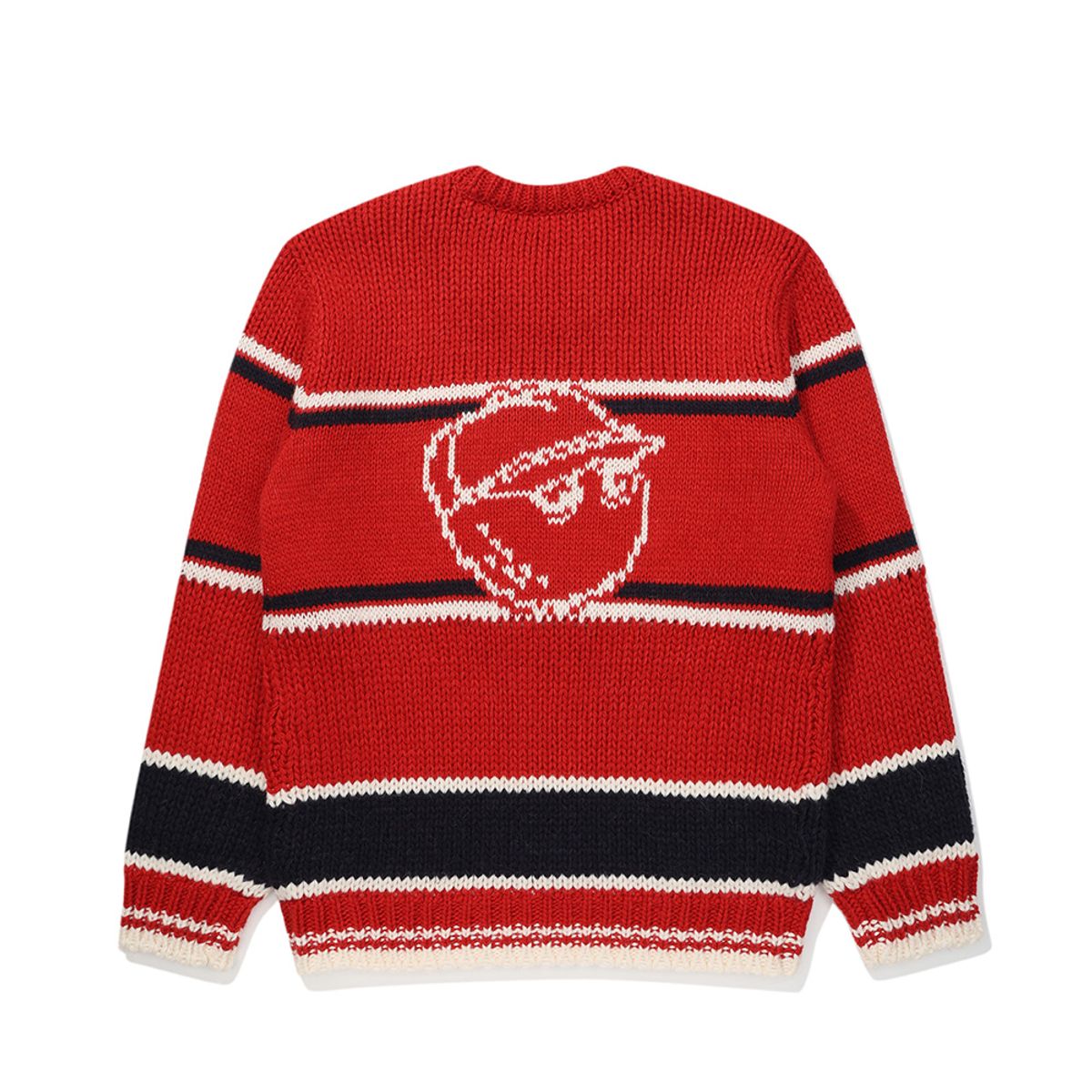 말본 골프(MALBON GOLF) 버킷 포인트 스웨터 RED (MAN)