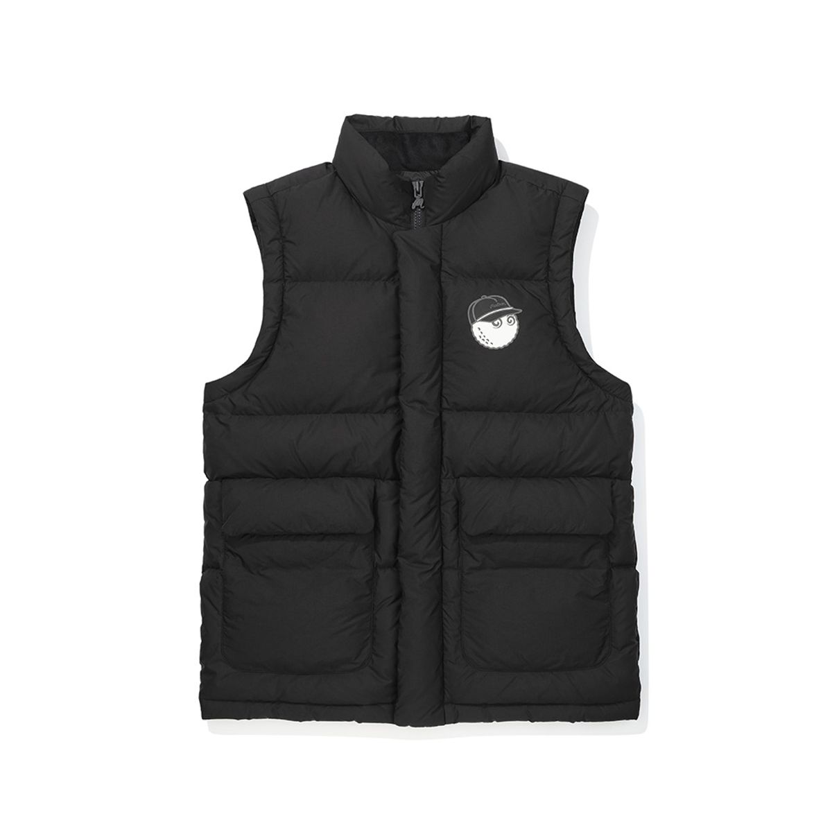 말본 골프(MALBON GOLF) 버킷 포인트 푸퍼 다운 자켓 BLACK (MAN)