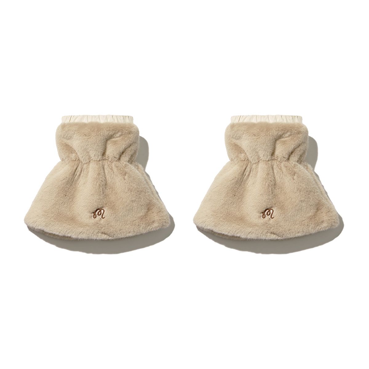 말본 골프(MALBON GOLF) 말본 여성 리버시블 레그 워머 BEIGE (WOMAN)
