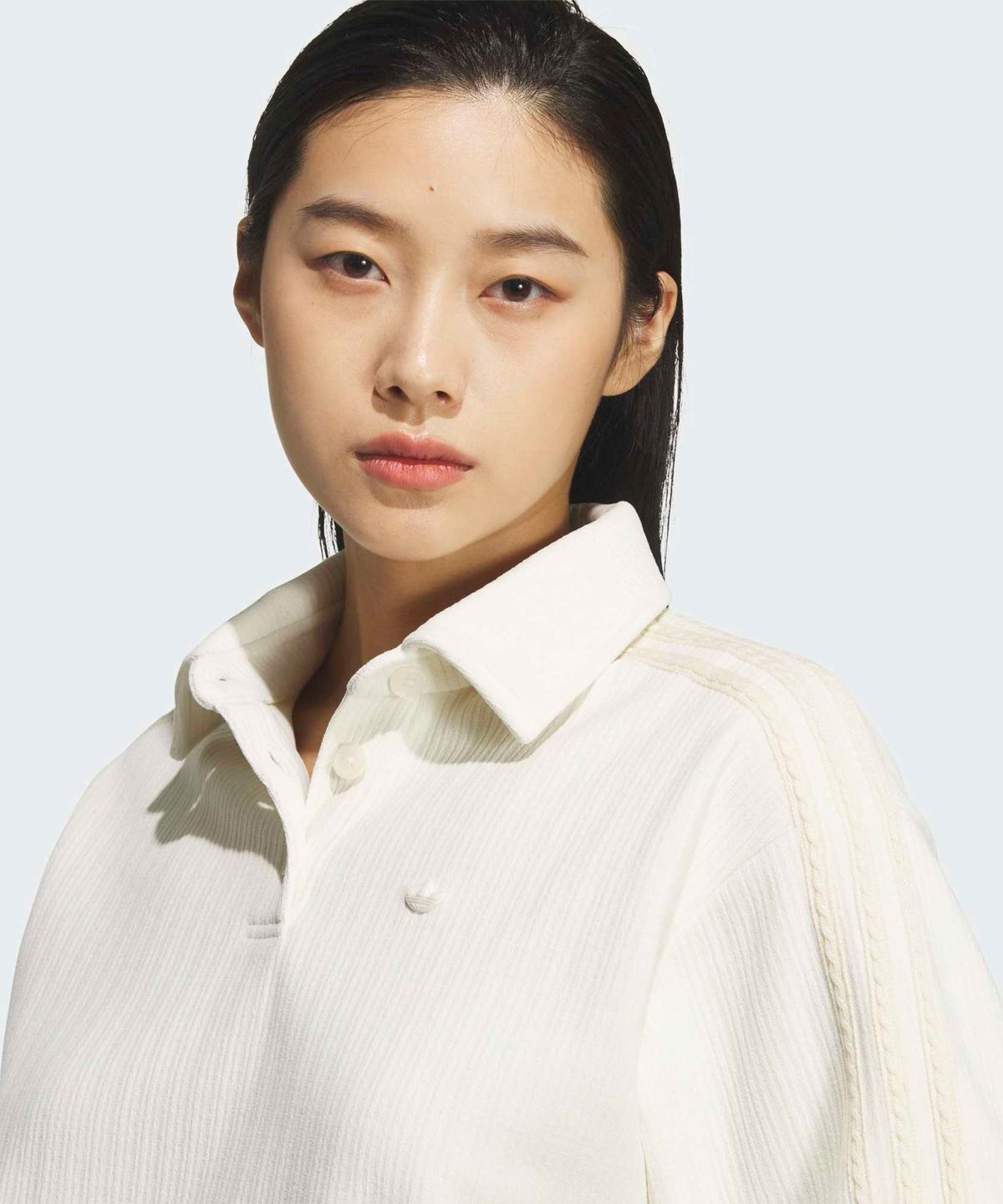 아디다스(ADIDAS) 셔닐 폴로 - 크림화이트 / KS5982