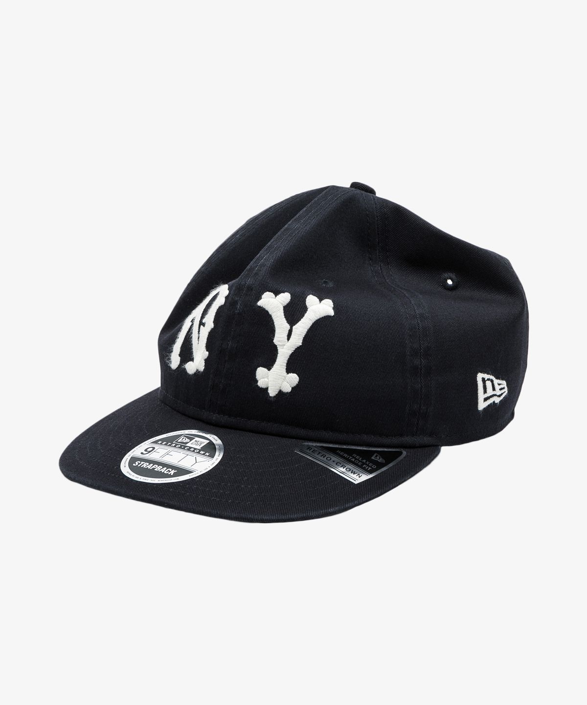 뉴에라(NEW ERA) MLB 쿠퍼스타운 뉴욕 양키스 하이랜더스 레트로 크라운 스트랩백 네이비