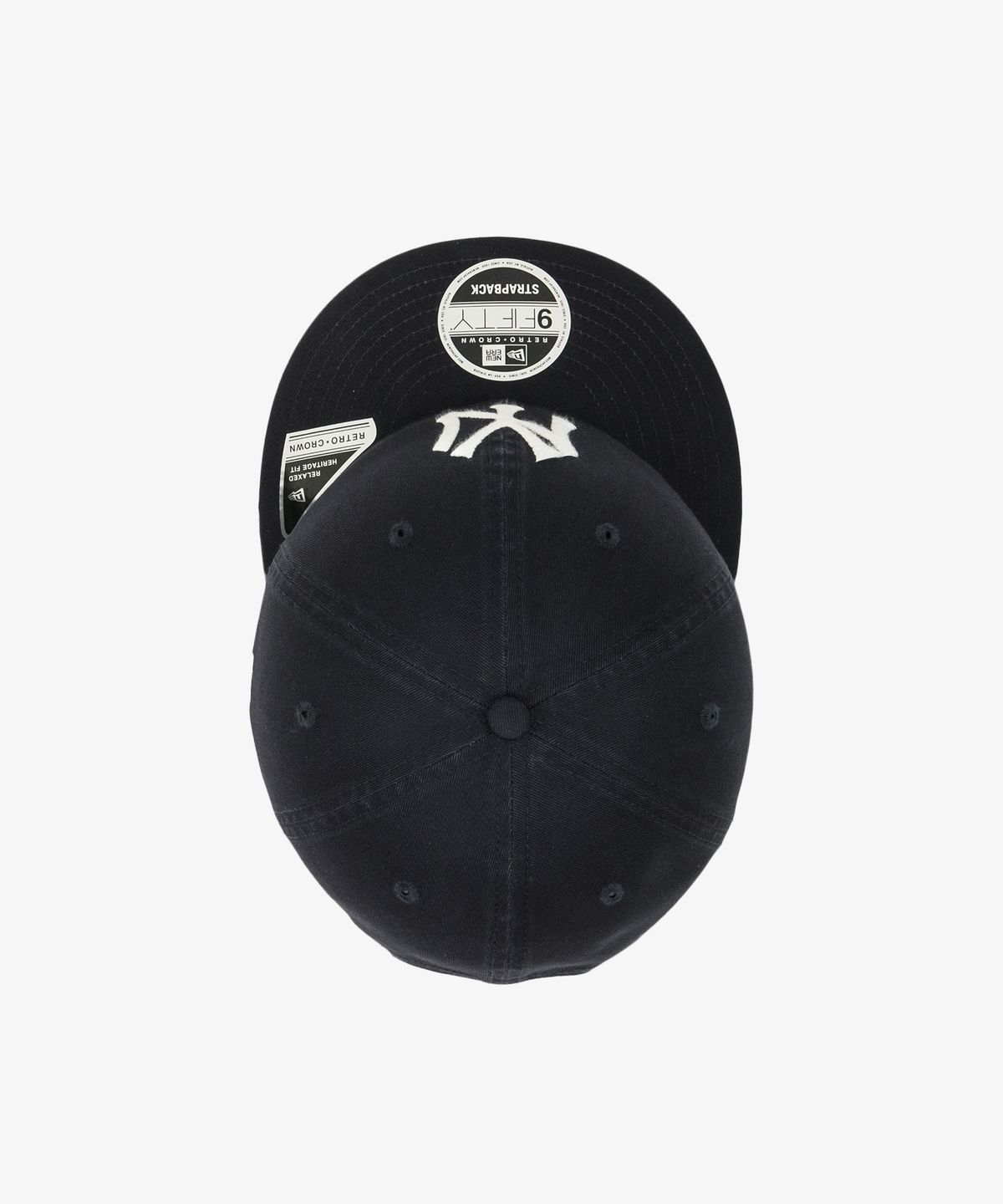 뉴에라(NEW ERA) MLB 쿠퍼스타운 뉴욕 양키스 레트로 크라운 스트랩백 네이비