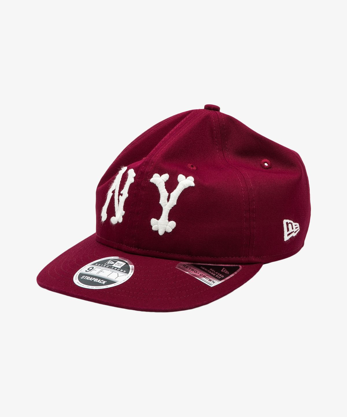 뉴에라(NEW ERA) MLB 쿠퍼스타운 뉴욕 양키스 하이랜더스 레트로 크라운 스트랩백 레드