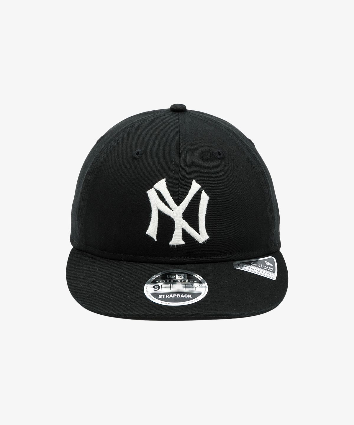 뉴에라(NEW ERA) MLB 쿠퍼스타운 뉴욕 양키스 레트로 크라운 스트랩백 블랙