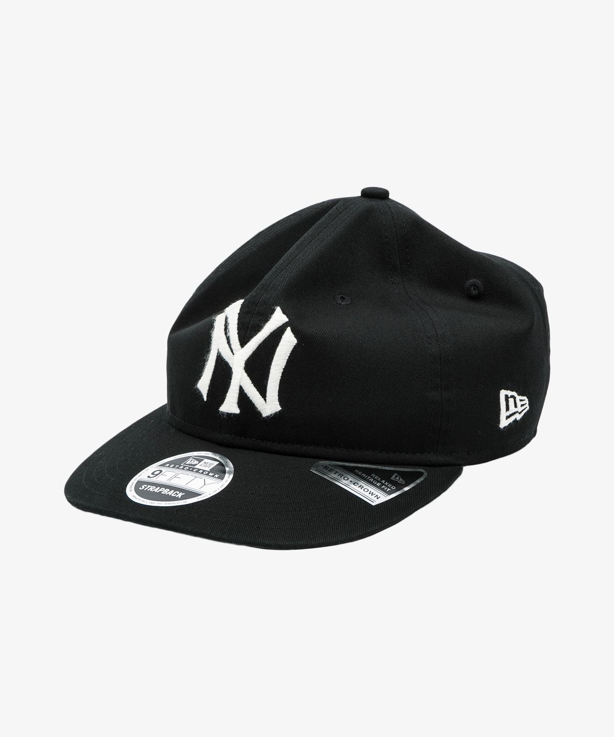 뉴에라(NEW ERA) MLB 쿠퍼스타운 뉴욕 양키스 레트로 크라운 스트랩백 블랙