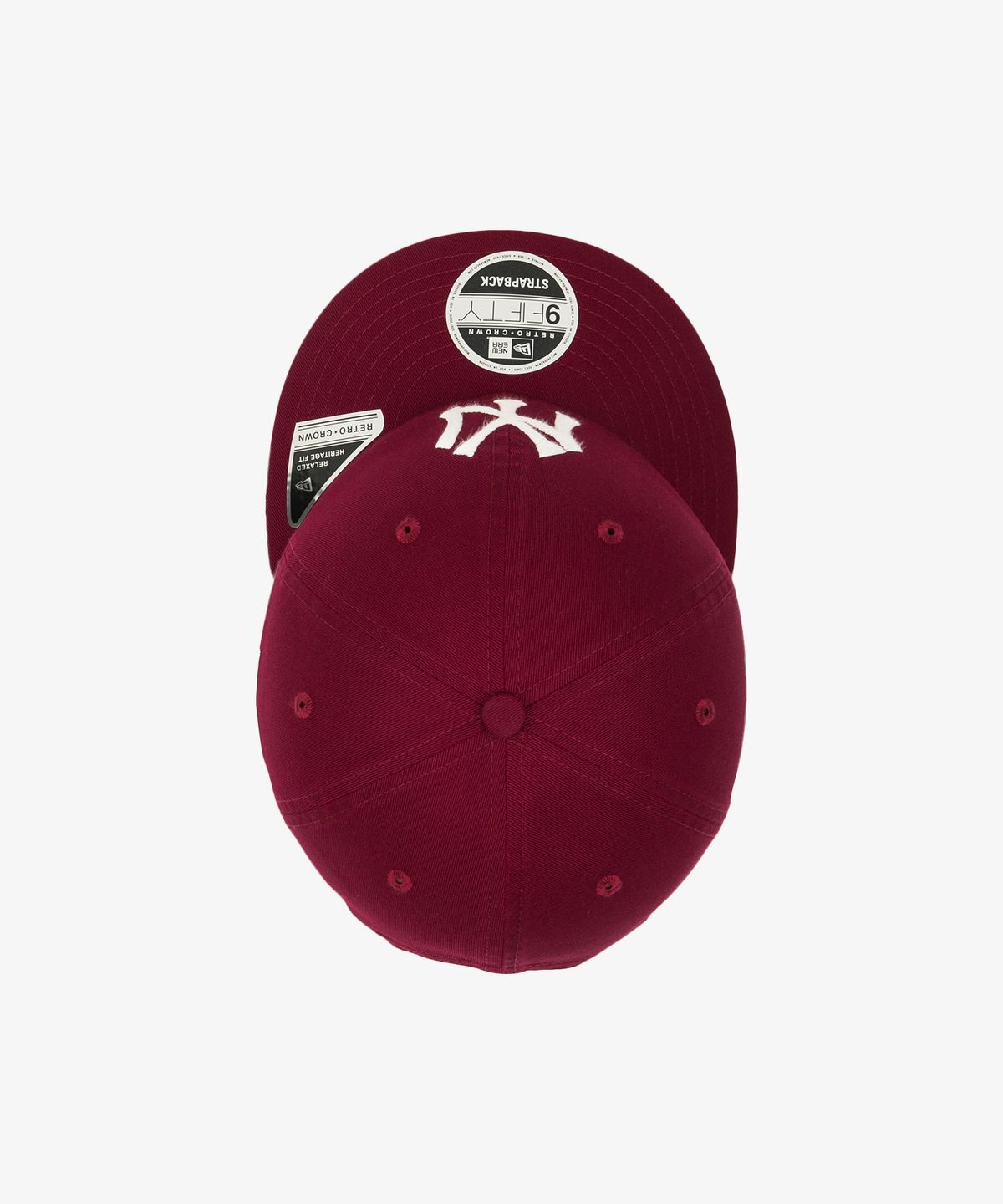 뉴에라(NEW ERA) MLB 쿠퍼스타운 뉴욕 양키스 레트로 크라운 스트랩백 레드