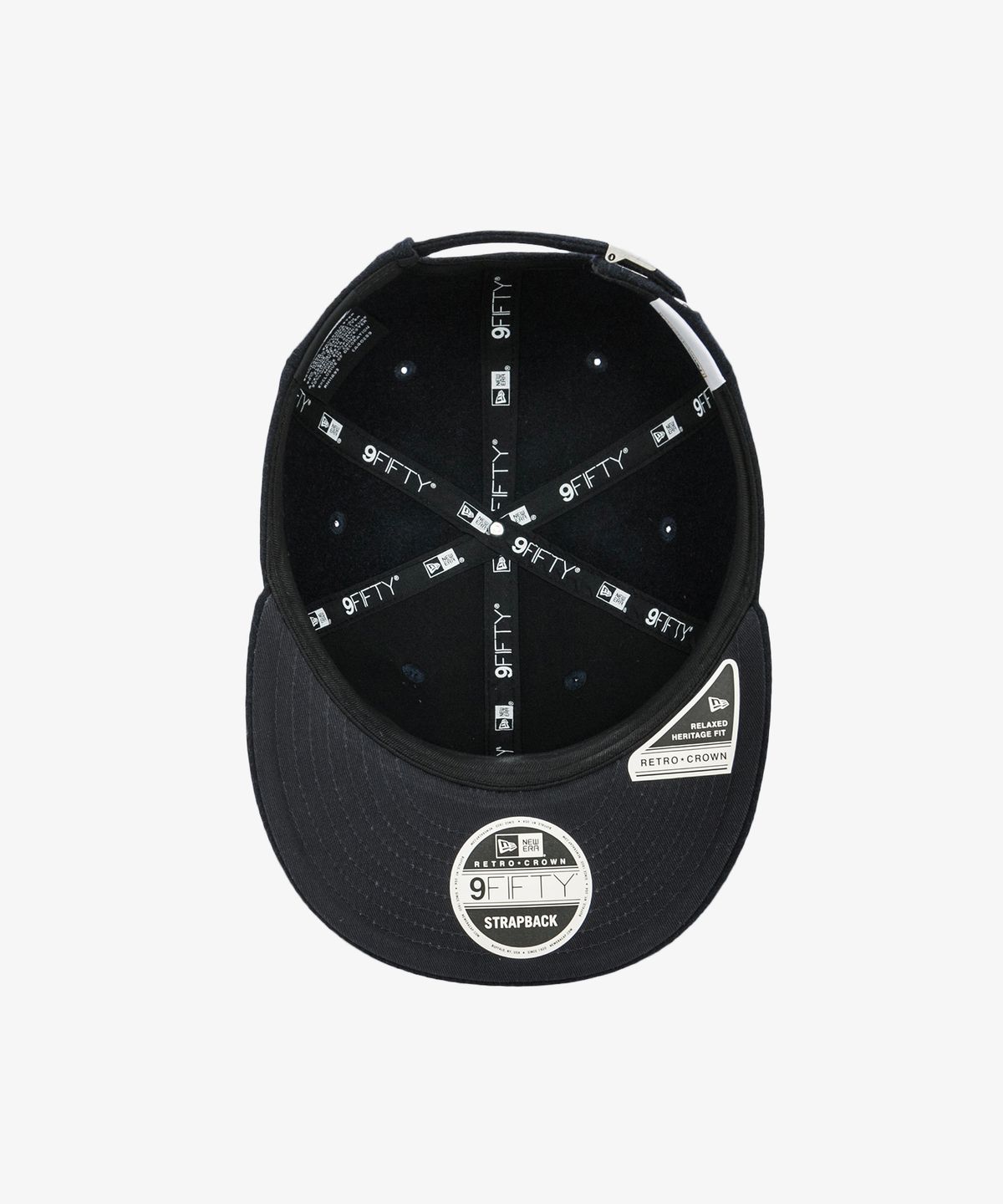 뉴에라(NEW ERA) MLB 쿠퍼스타운 뉴욕 양키스 하이랜더스 레트로 크라운 울 스트랩백 네이비
