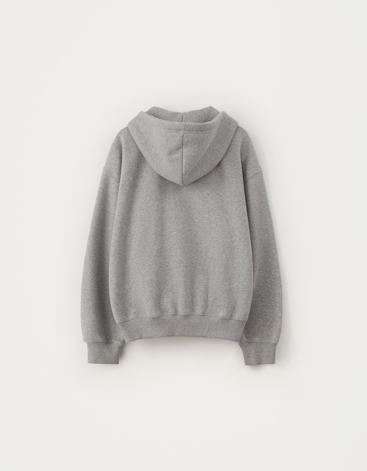 썸웨어버터(SOMEWHEREBUTTER) Corduroy Logo Hoodie Zip-Up - Grey