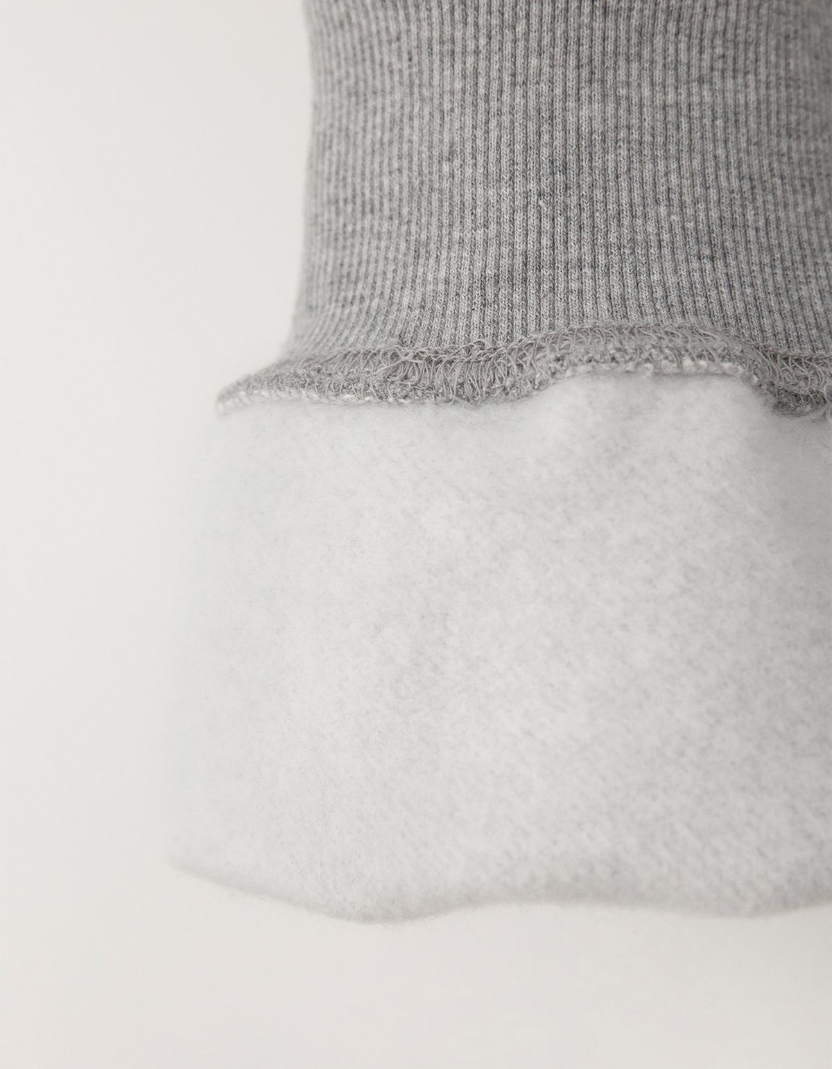 썸웨어버터(SOMEWHEREBUTTER) Corduroy Logo Hoodie Zip-Up - Grey