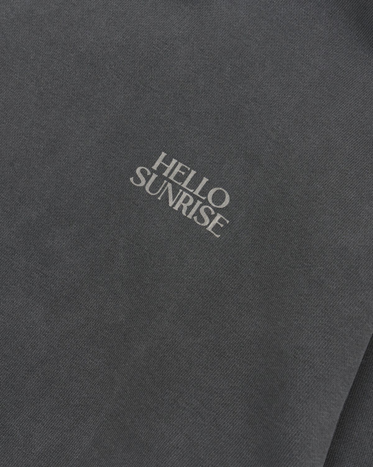 헬로 선라이즈(HELLO SUNRISE) HS OG Logo Hoodie_VTG Charcoal