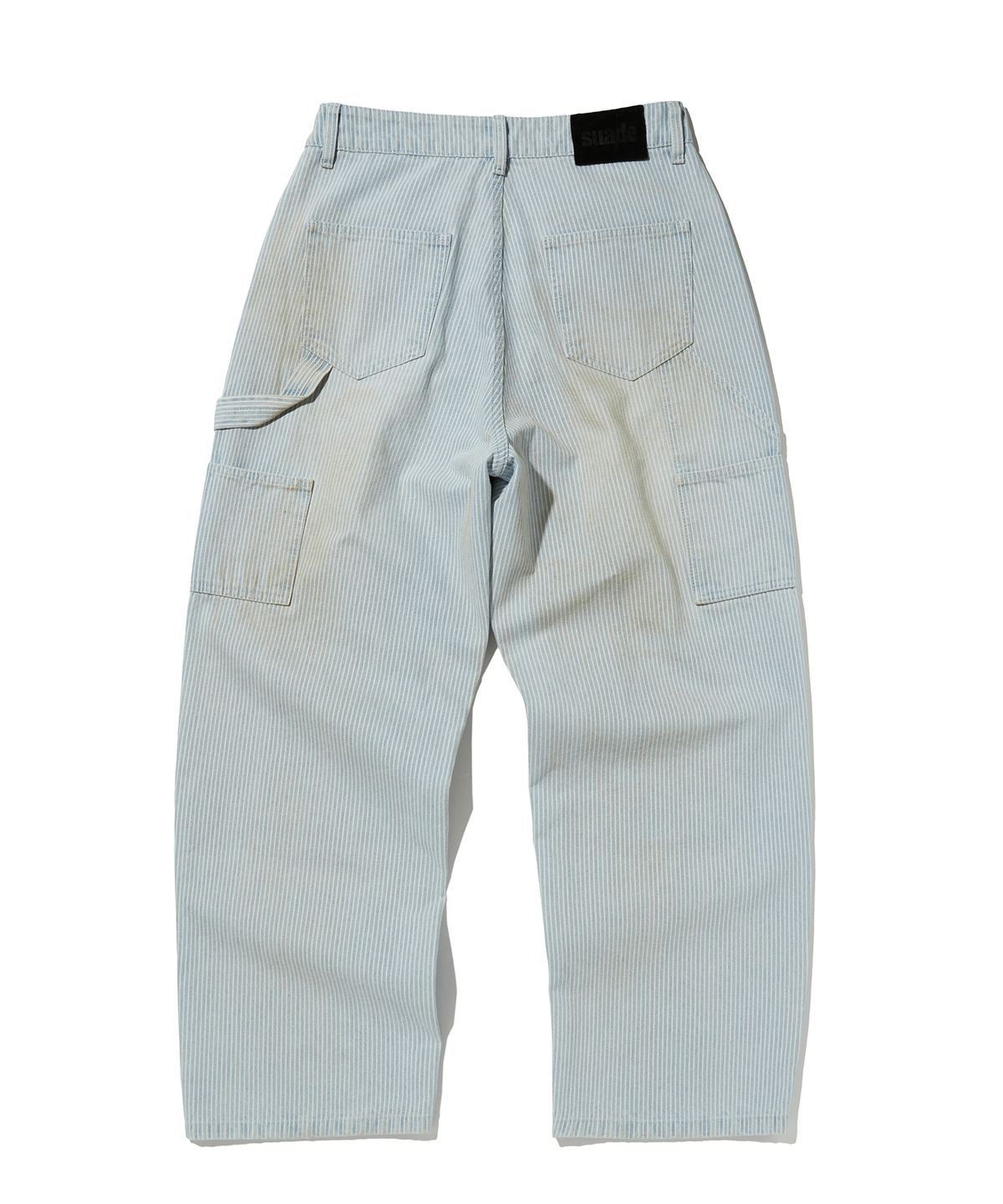 스웨이드(SUADE) STRIPE DOUBLE KNEE DENIM [BLUE]