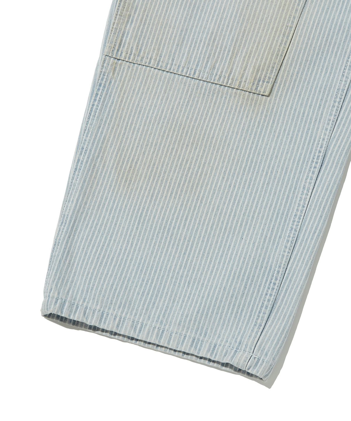 스웨이드(SUADE) STRIPE DOUBLE KNEE DENIM [BLUE]