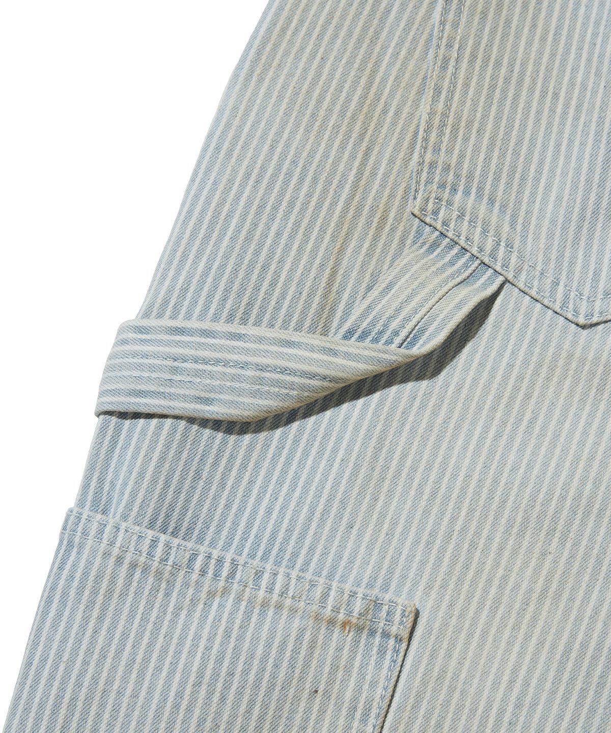 스웨이드(SUADE) STRIPE DOUBLE KNEE DENIM [BLUE]