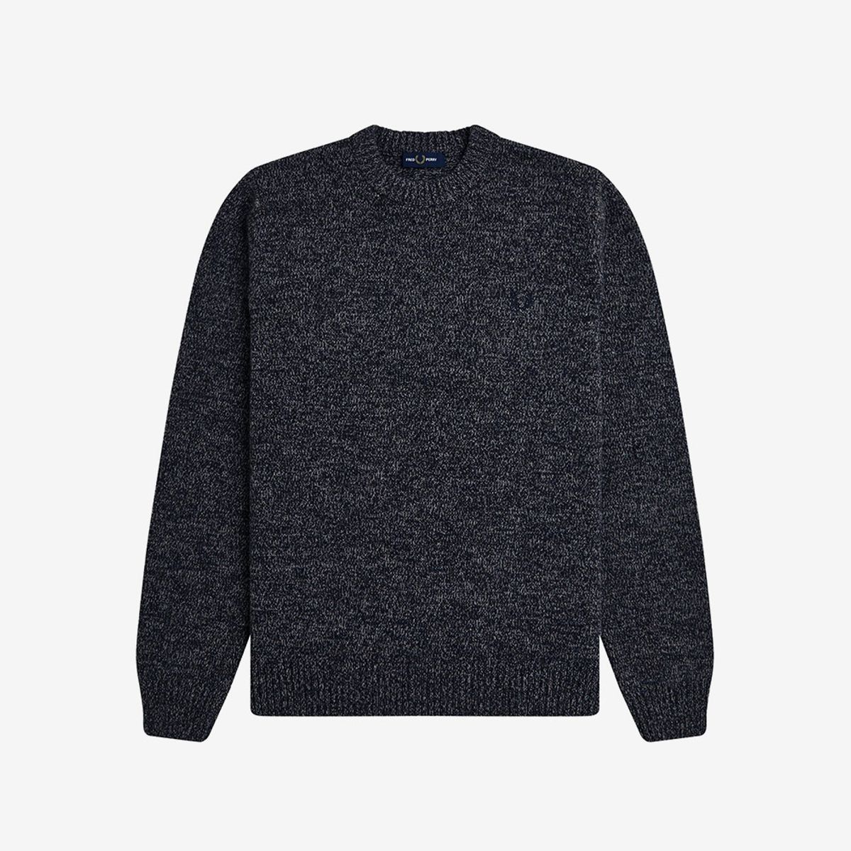 프레드페리(FRED PERRY) [Sharp] 트위스트 말 니트 - 네이비/웜오트/번트토바코 AFPM2531549-52A