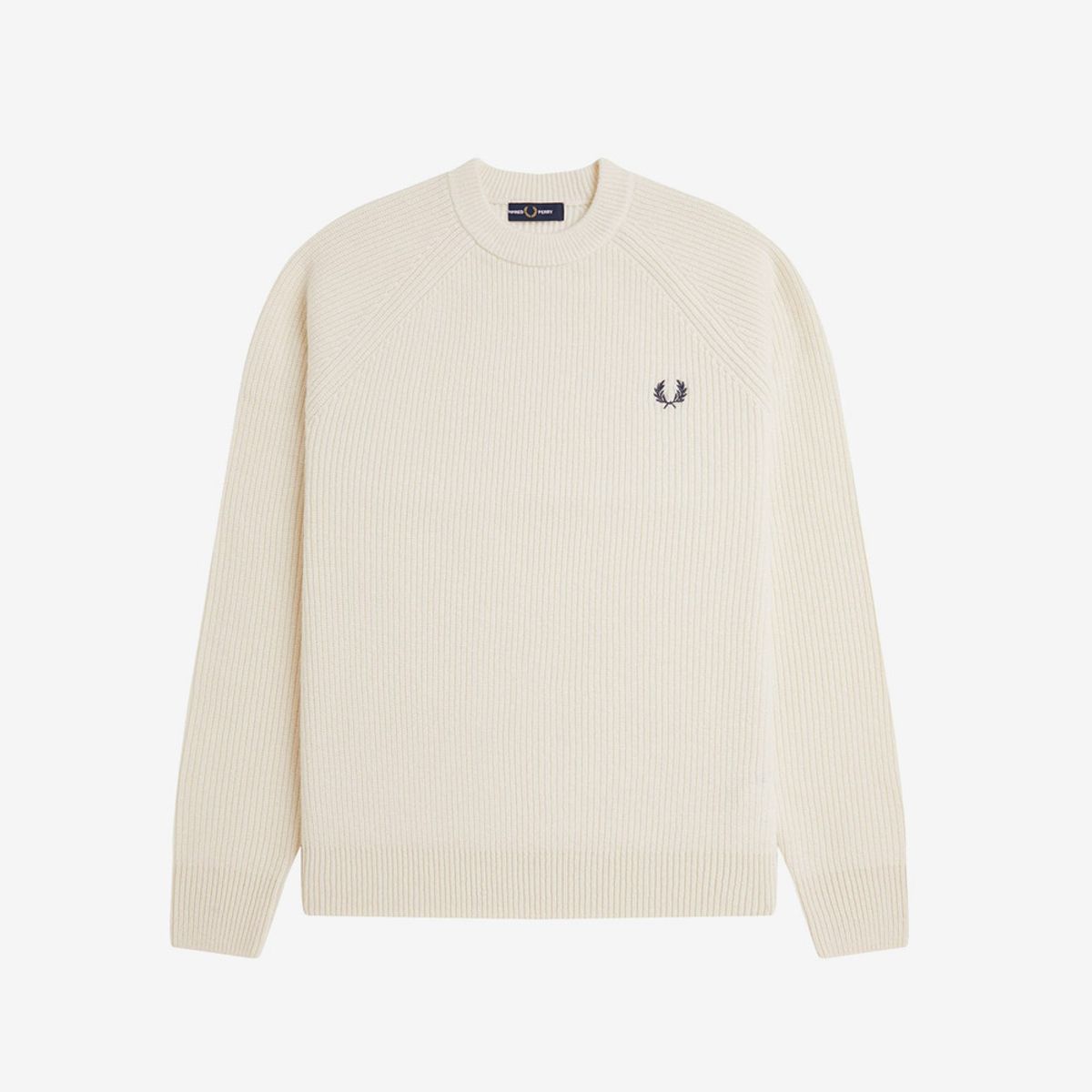 프레드페리(FRED PERRY) [Sharp] 램스울 래글런 니트 - 에크루 AFPM2531548-560
