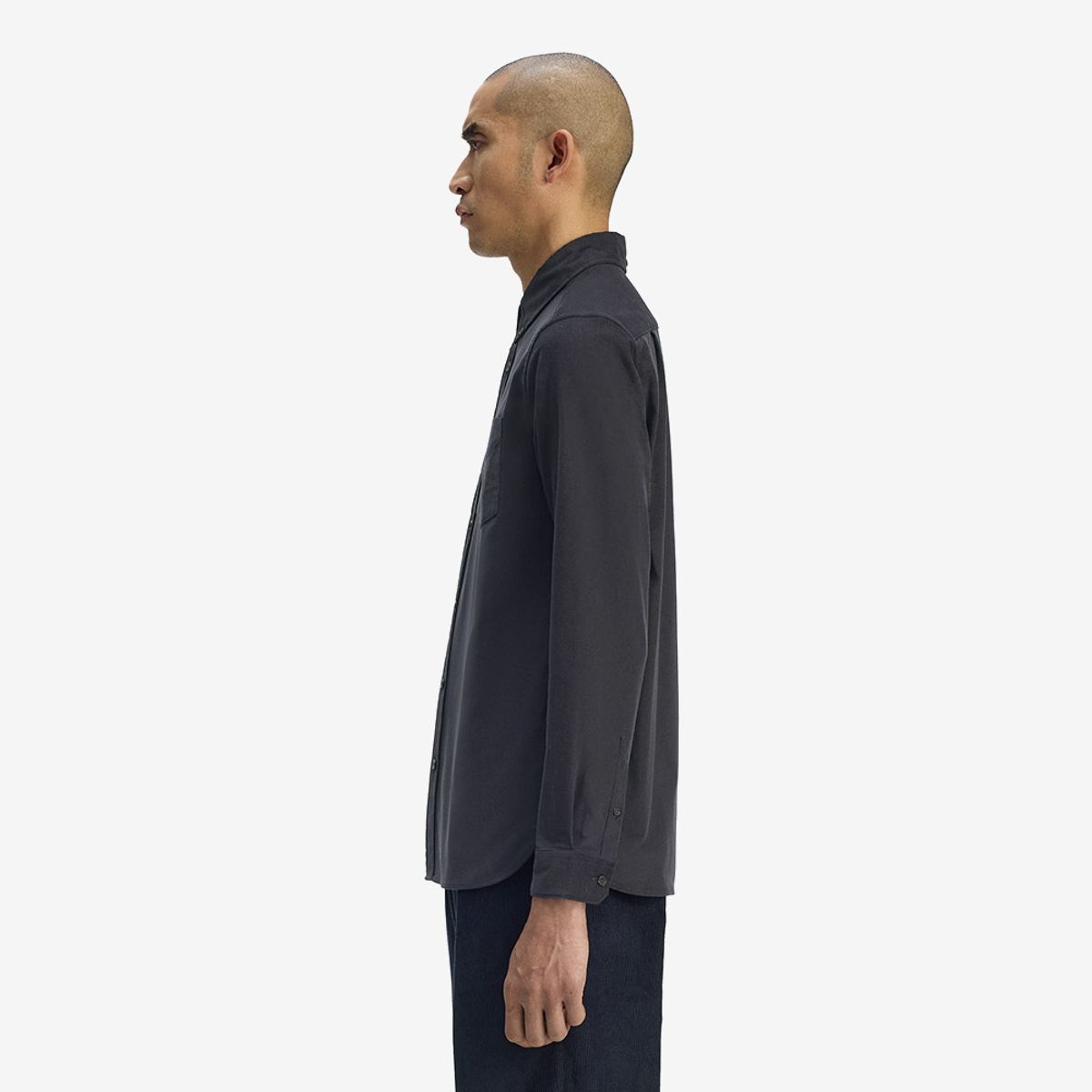 프레드페리(FRED PERRY) [Sharp] 니들 코듀로이 셔츠 - 앵커 그레이 AFPM2531737-297