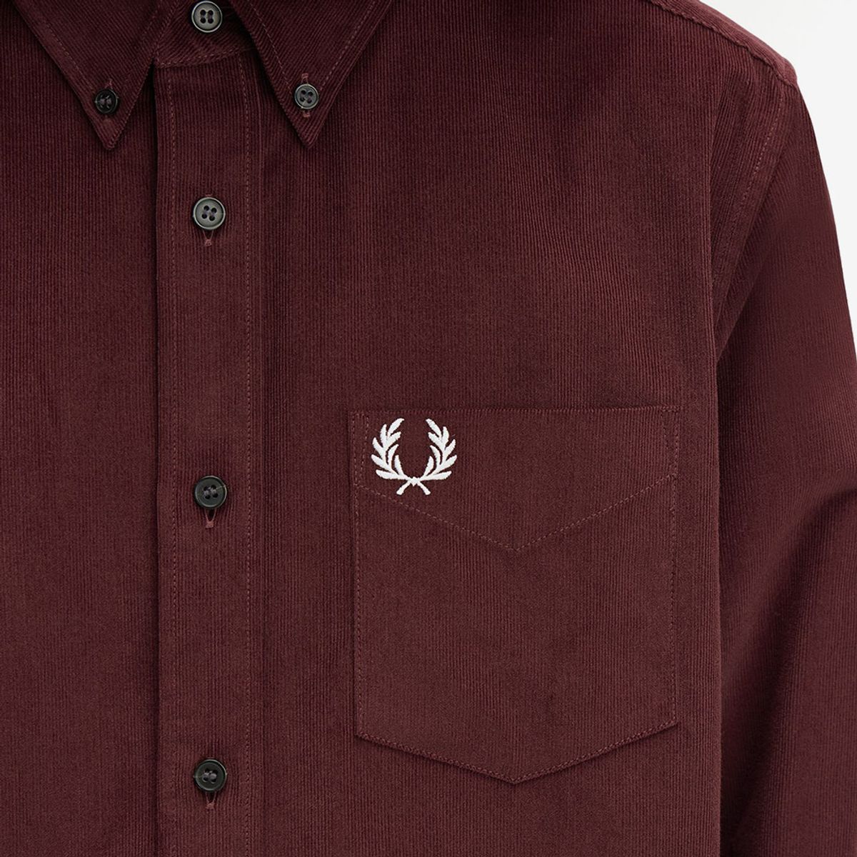 프레드페리(FRED PERRY) [Sharp] 니들 코듀로이 셔츠 - 옥스블러드 AFPM2531737-597