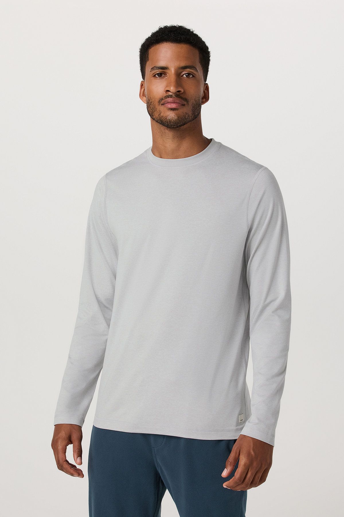 뷰오리(VUORI) [남성] L/S 폰토 퍼포먼스 티_그레이 VR15320008