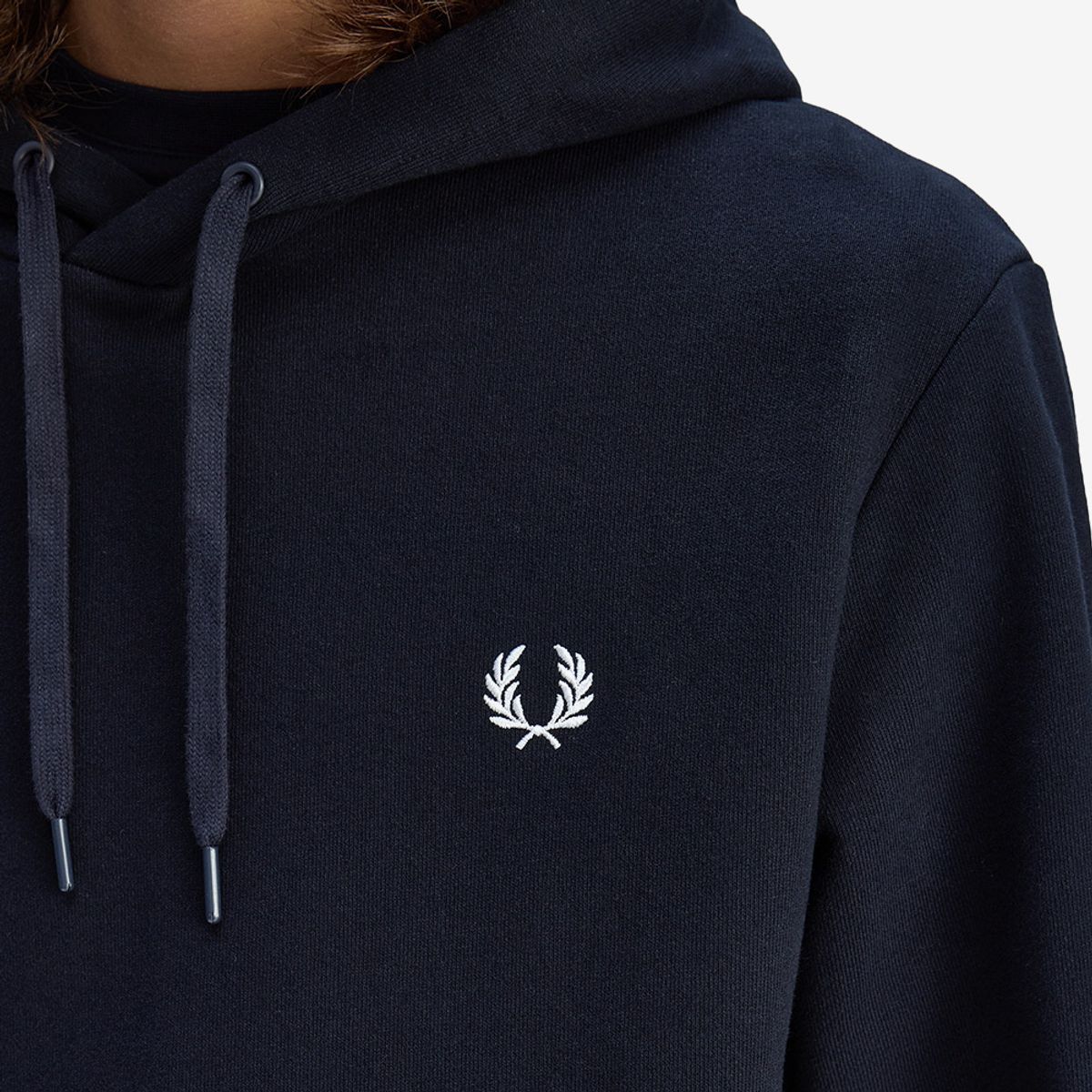 프레드페리(FRED PERRY) [Sport] 모노그램 후드 스웻셔츠 - 네이비 AFPM2531758-795