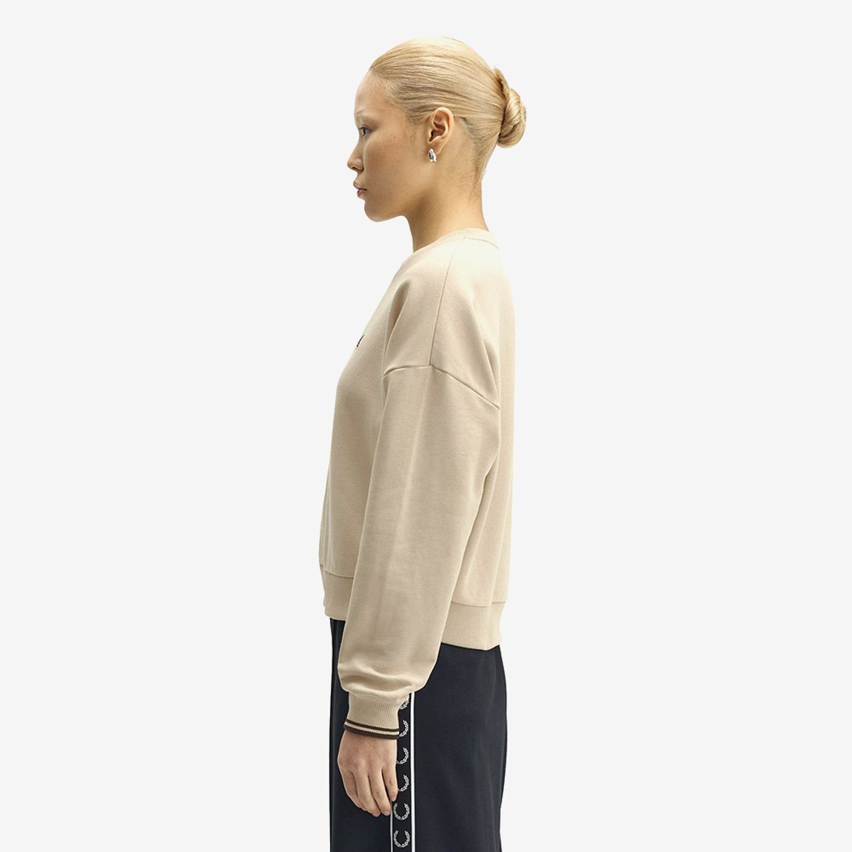 프레드페리(FRED PERRY) [Womens] 팁 스웻셔츠 - 웜 오트 AFPF2531148-Z19