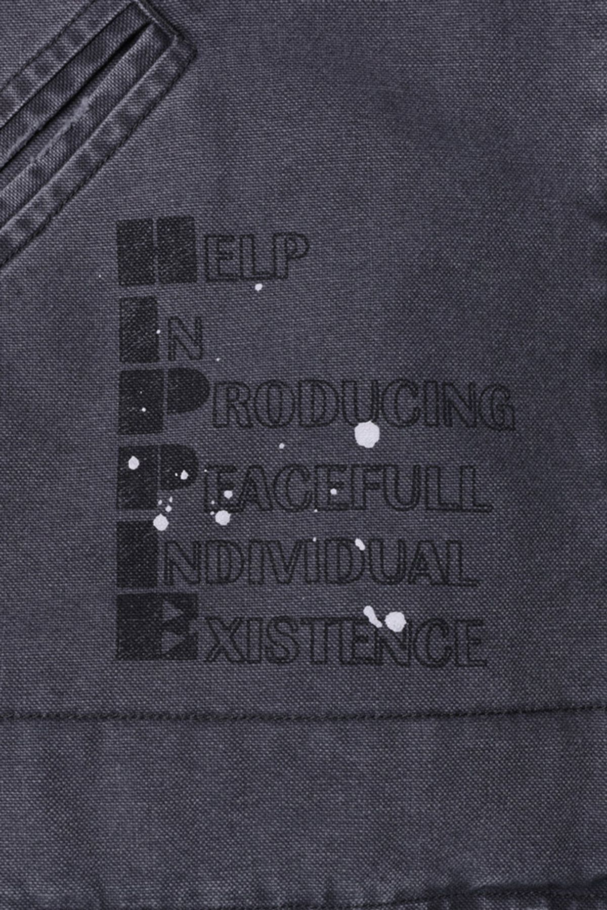 찬스클로딩(CHANCE CLOTHING) GARMENT DYED WORK JACKET - BLACK