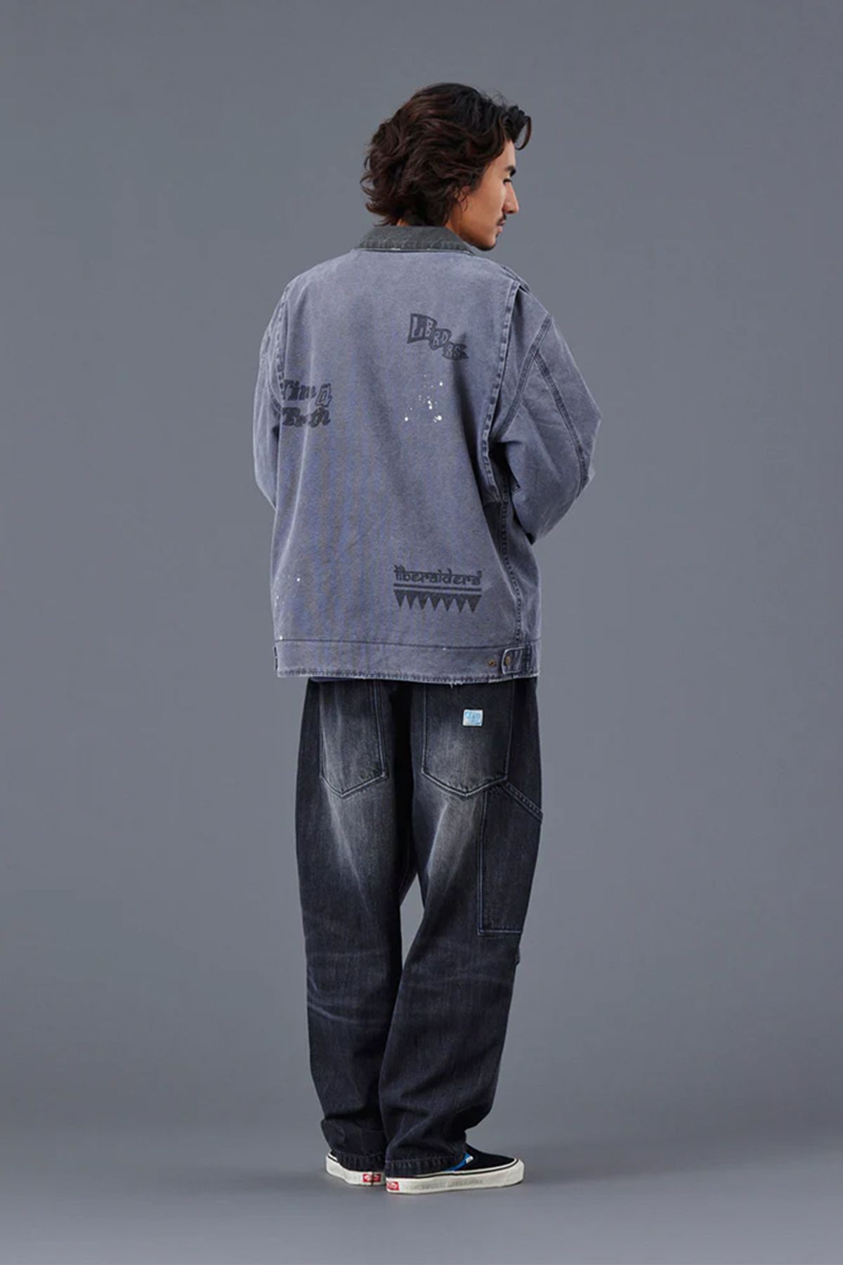 찬스클로딩(CHANCE CLOTHING) GARMENT DYED WORK JACKET - BLACK