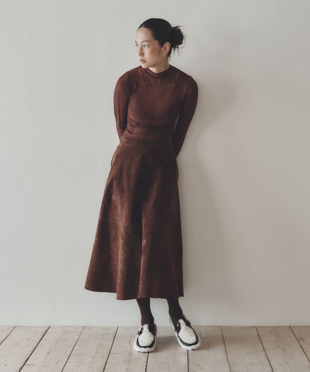 무드나잇(MOODNIGHT) Woolly 울리 램 시어링 메리제인 로퍼 - 3colors