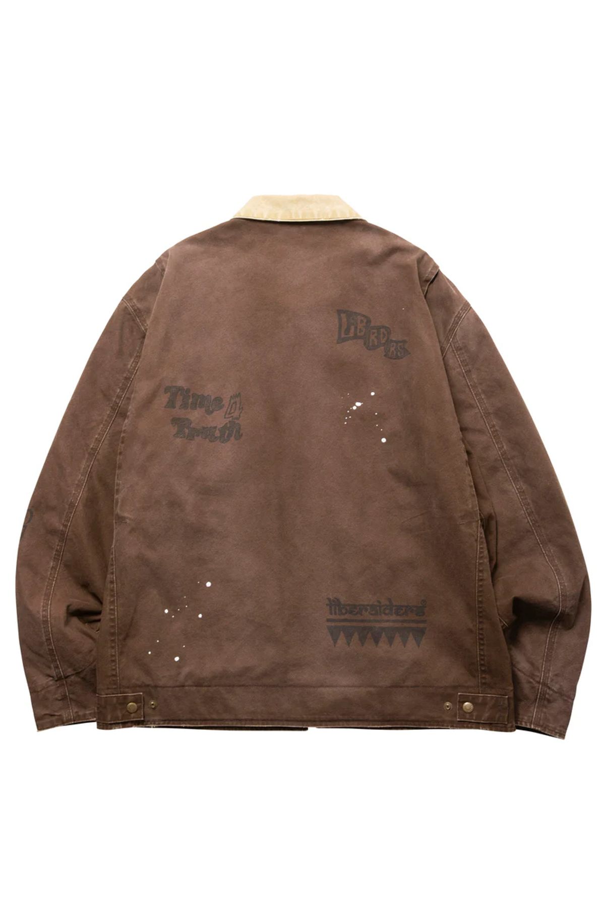 찬스클로딩(CHANCE CLOTHING) GARMENT DYED WORK JACKET - BROWN