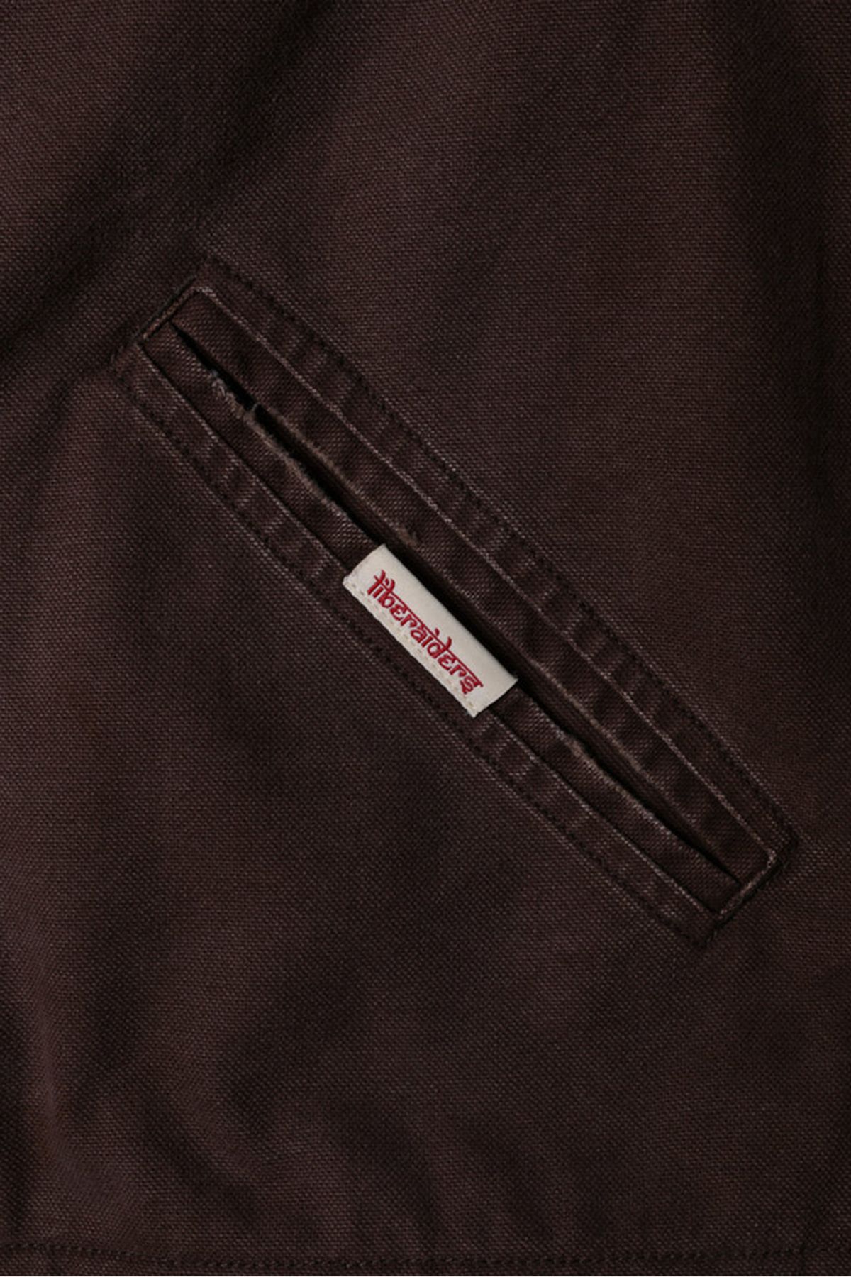 찬스클로딩(CHANCE CLOTHING) GARMENT DYED WORK JACKET - BROWN