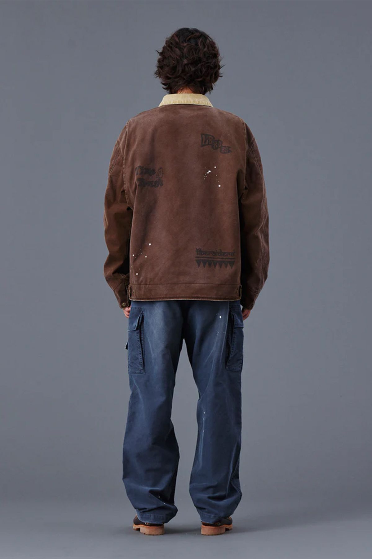 찬스클로딩(CHANCE CLOTHING) GARMENT DYED WORK JACKET - BROWN