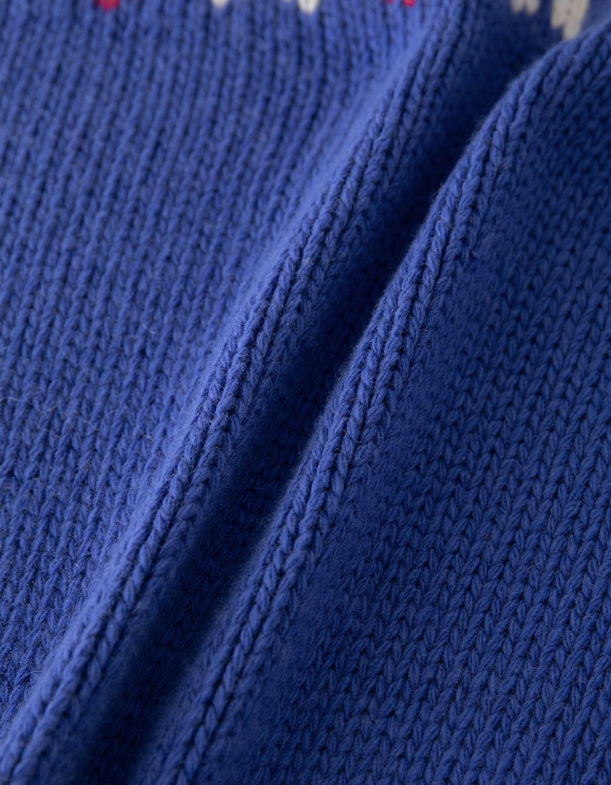썸웨어버터(SOMEWHEREBUTTER) Penguin Wool Sweater - Cobalt Blue