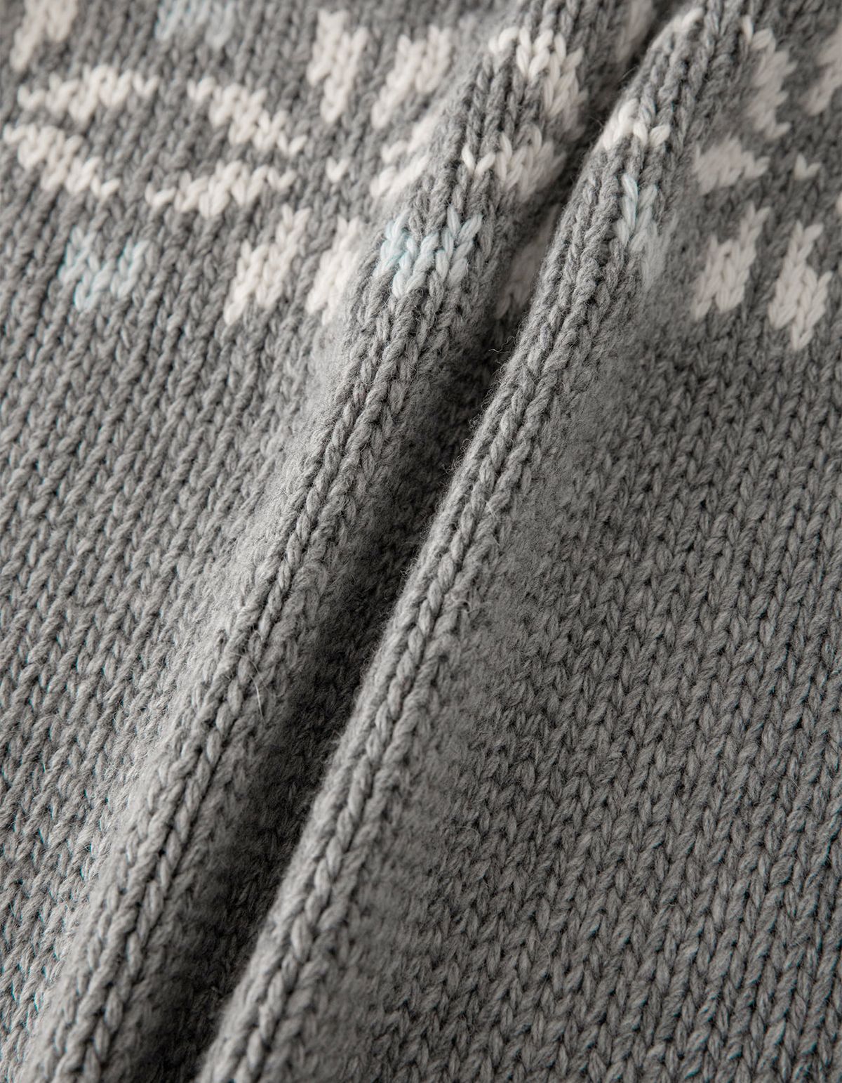 썸웨어버터(SOMEWHEREBUTTER) Penguin Wool Sweater - Grey