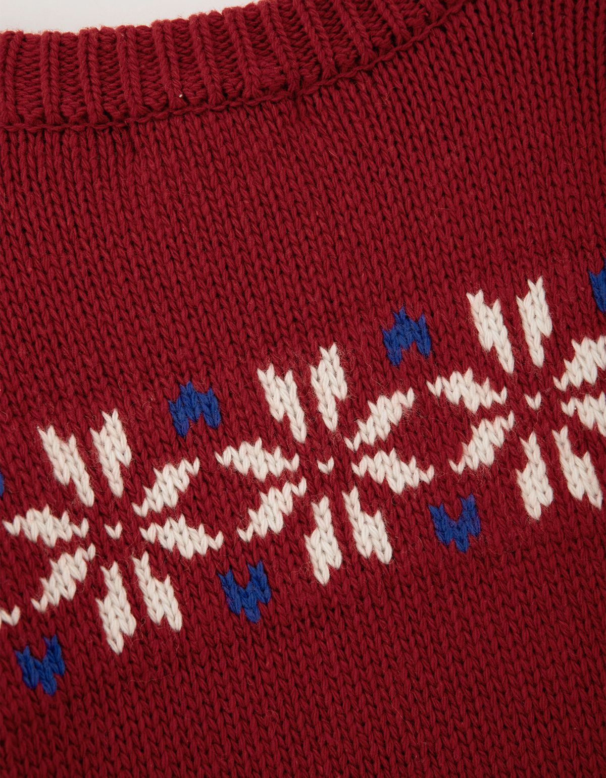 썸웨어버터(SOMEWHEREBUTTER) Penguin Wool Sweater - Red