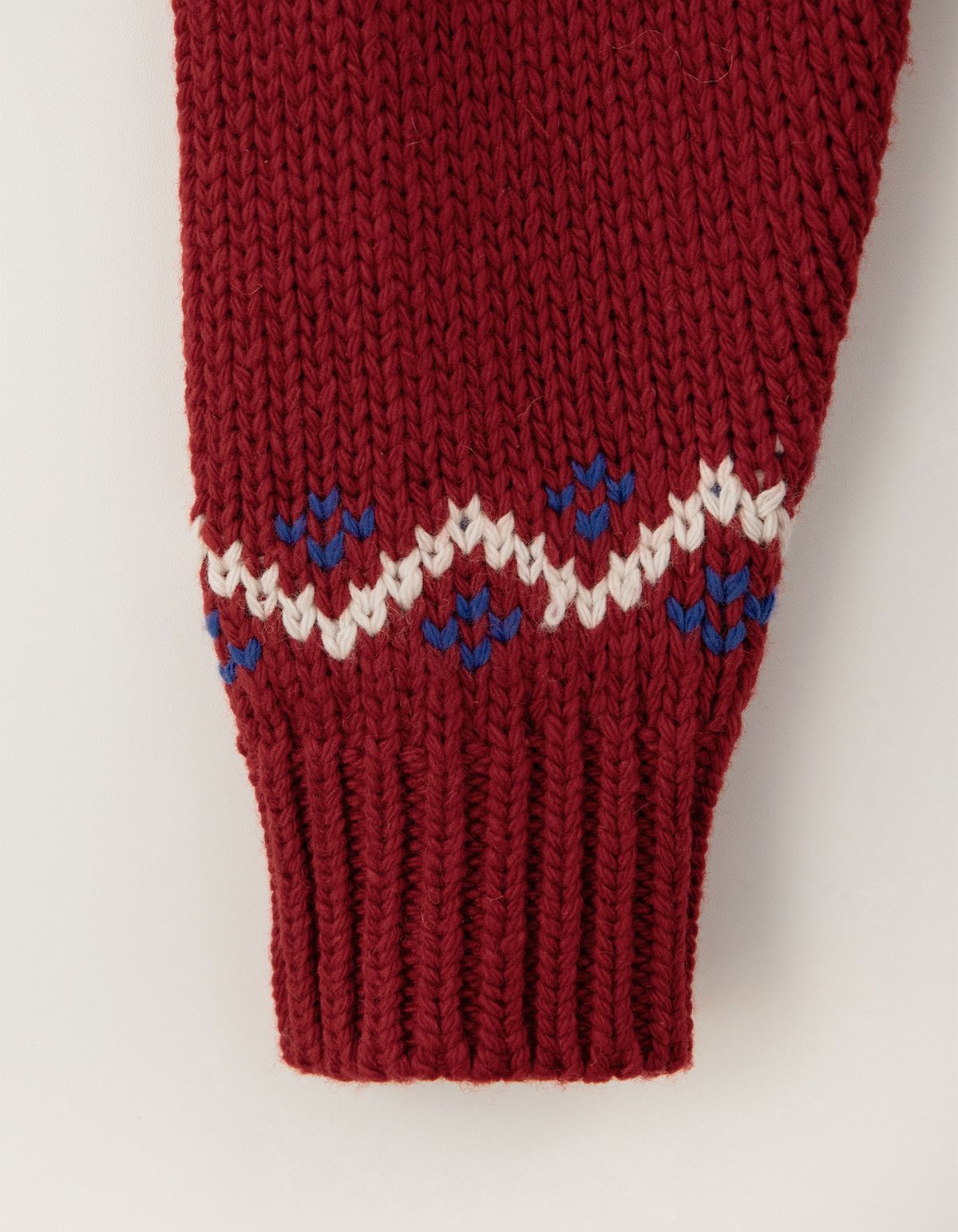 썸웨어버터(SOMEWHEREBUTTER) Penguin Wool Sweater - Red