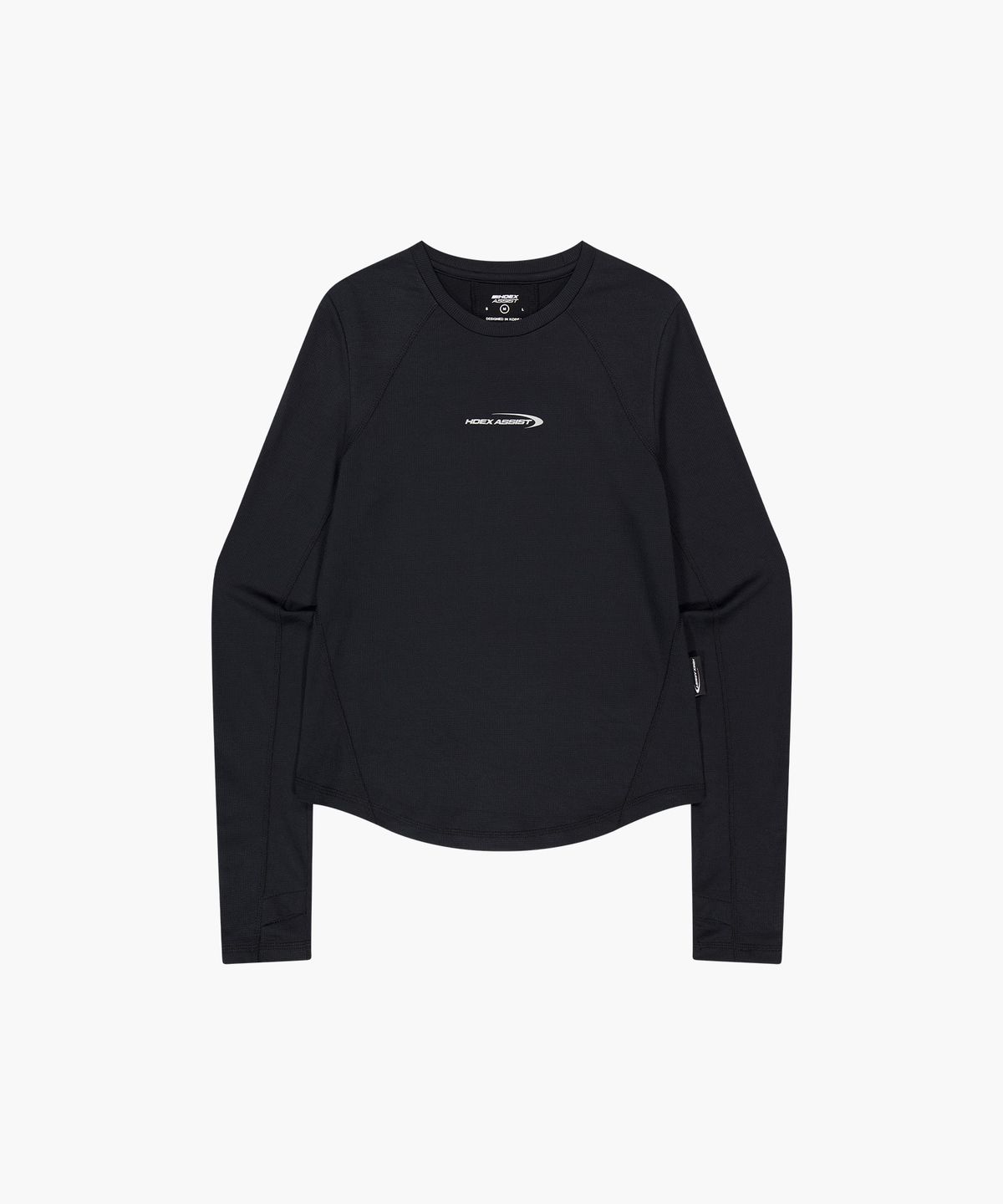 에이치덱스(HDEX) 우먼스 어시스트 와플 퍼포먼스 롱 슬리브 (Black)