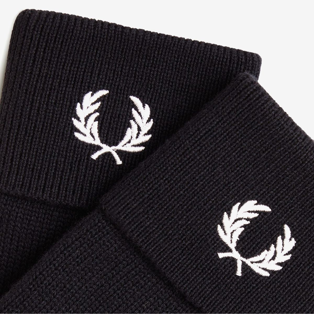 프레드페리(FRED PERRY) 클래식 울 글러브 - 블랙/스노우화이트 CFPU2531139-843