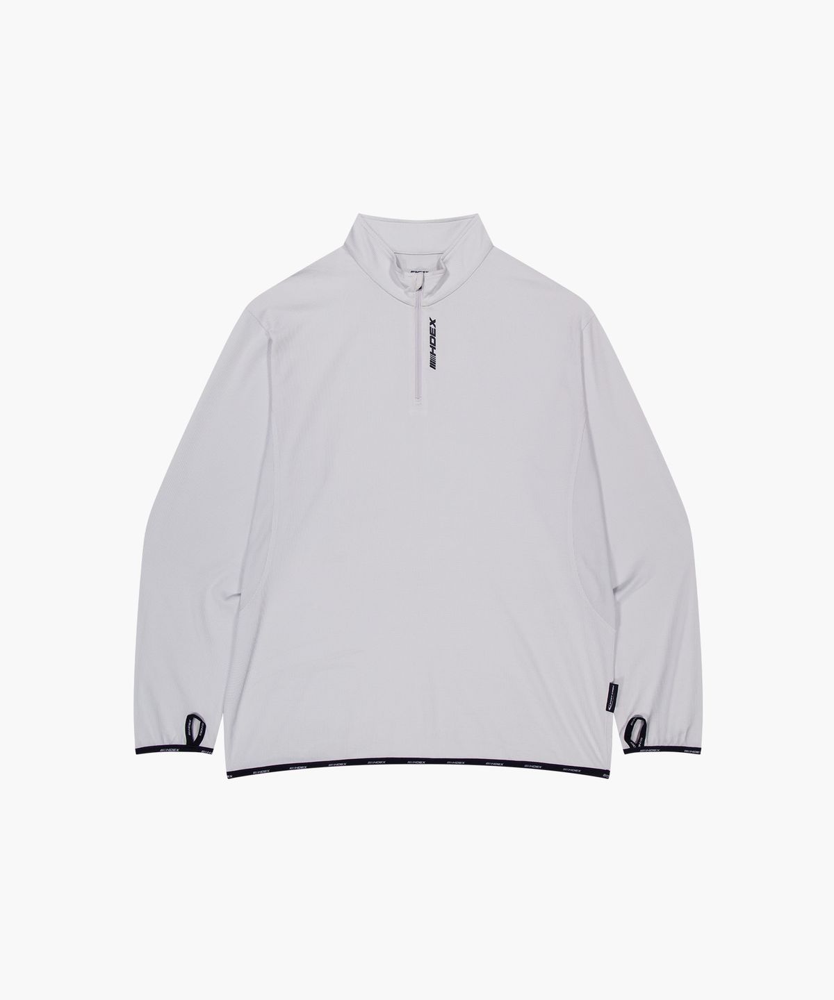 에이치덱스(HDEX) 어시스트 와플 퍼포먼스 하프 집업 (Light Gray)