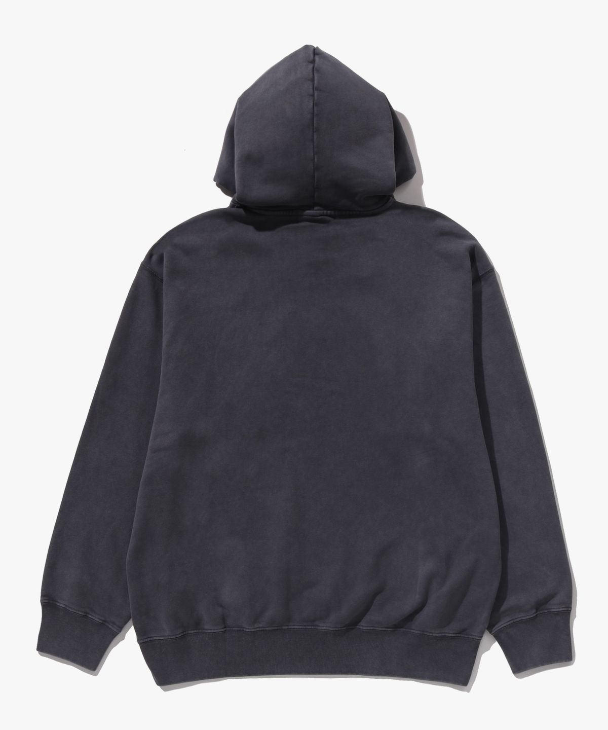 베이프(BAPE) 가먼트 다이 콜리지 풀오버 후드(M) CHARCOAL