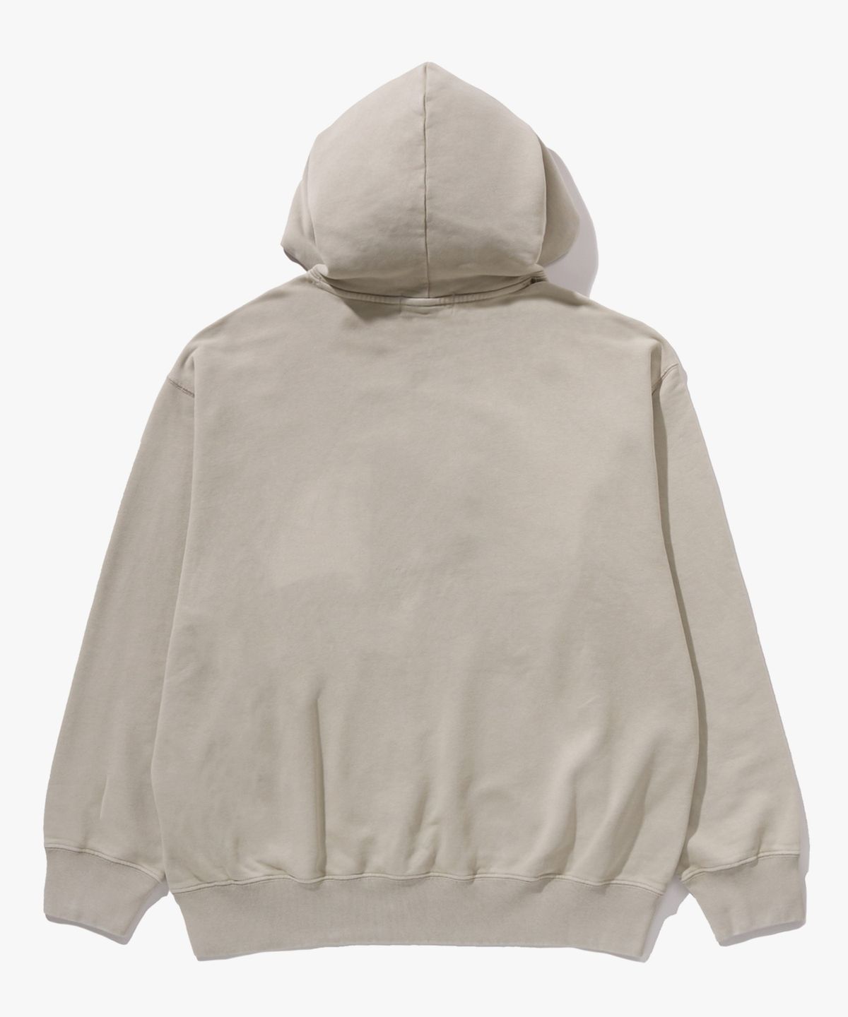 베이프(BAPE) 가먼트 다이 콜리지 풀오버 후드(M) BEIGE