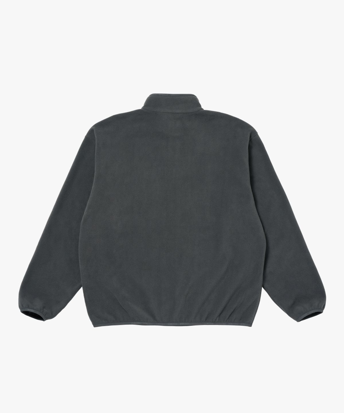골스튜디오(GOALSTUDIO) ESSENTIAL MICROFLEECE QUARTER ZIP-UP TEE-CHARCOAL
