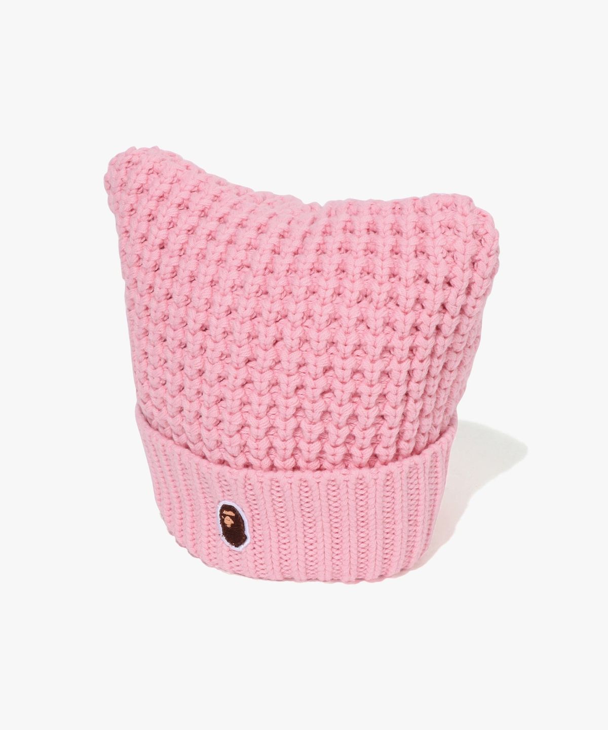 베이프(BAPE) 캣 이어 니트 캡(W) PINK