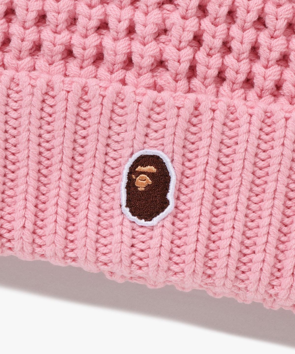베이프(BAPE) 캣 이어 니트 캡(W) PINK